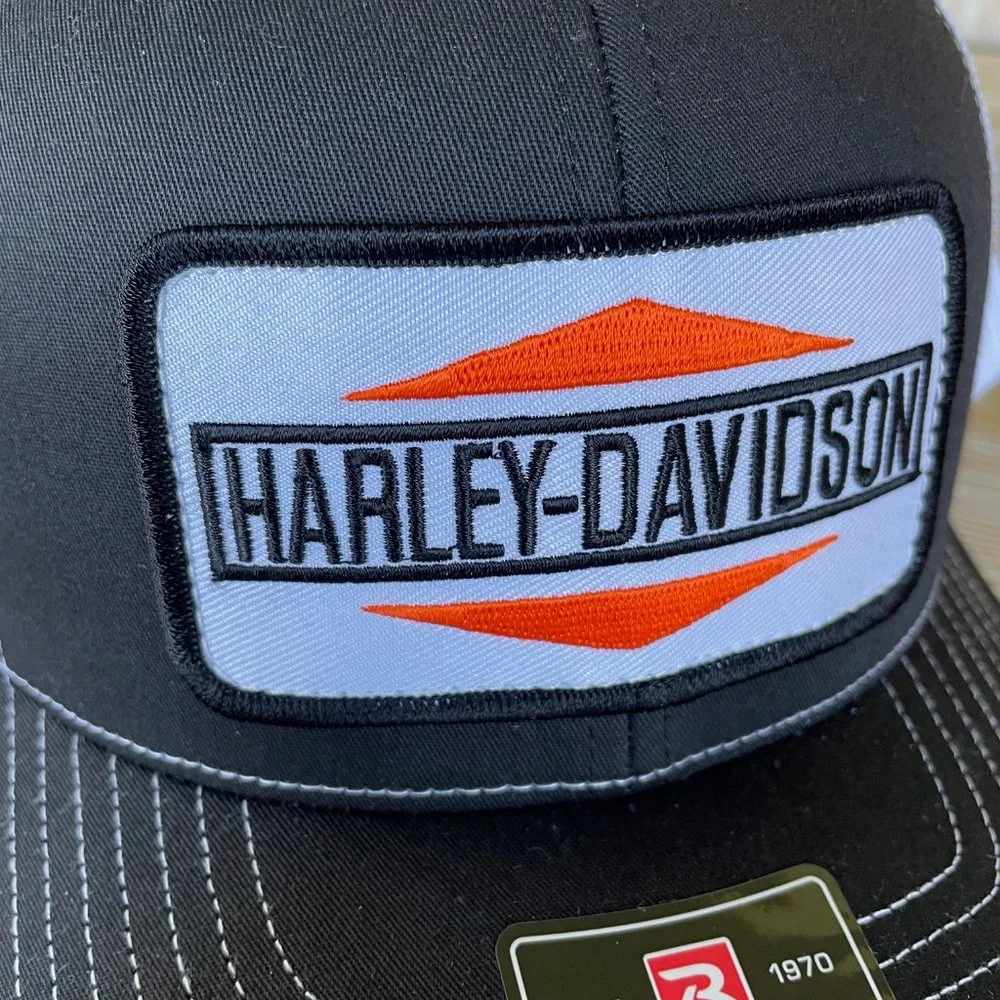 Harley Davidson Motorcycles Patch Hat - Richardson 112 - Picture 6 of 9